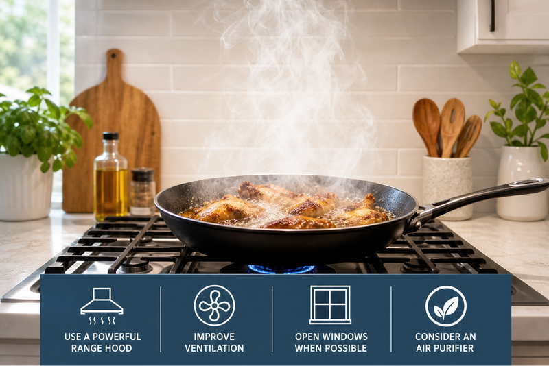 How to Keep Indoor Air Clean While Frying Food