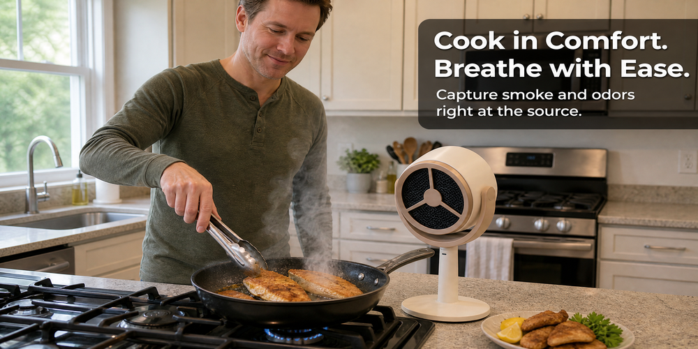 How to Remove Fish Fry and Meat Fry Smell from the Kitchen