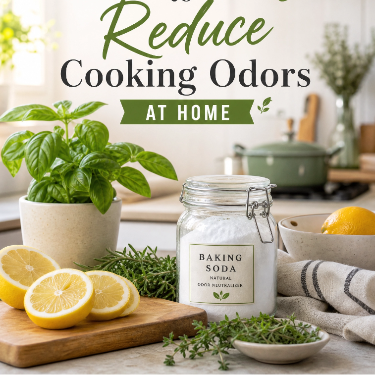 What Is the Easiest Way to Reduce Cooking Odors at Home?