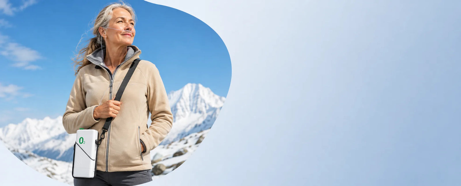 1-5L/min Portable Oxygen Concentrator | Bottle-Size Design for Travel